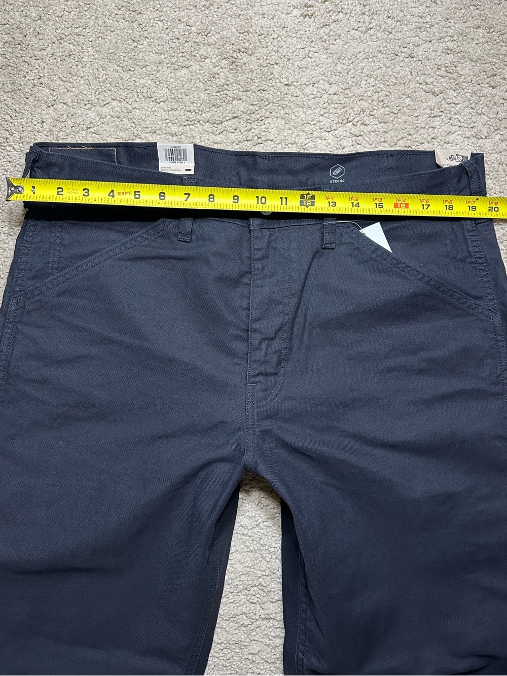 Levi’s 565 Workwear Loose Straight Utility Pants Jeans Men Size 38x30 - Picture 3 of 14